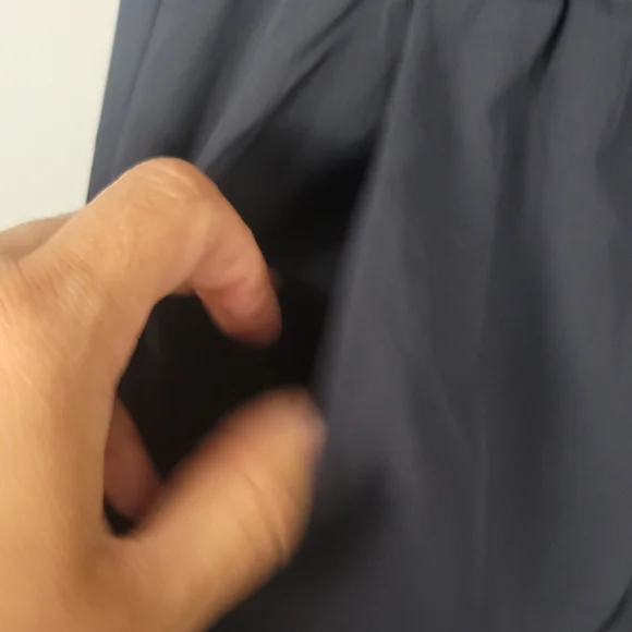 Athleta Avenue Navy Blue V-Neck Wide-Leg Jumpsuit - Picture 5 of 9